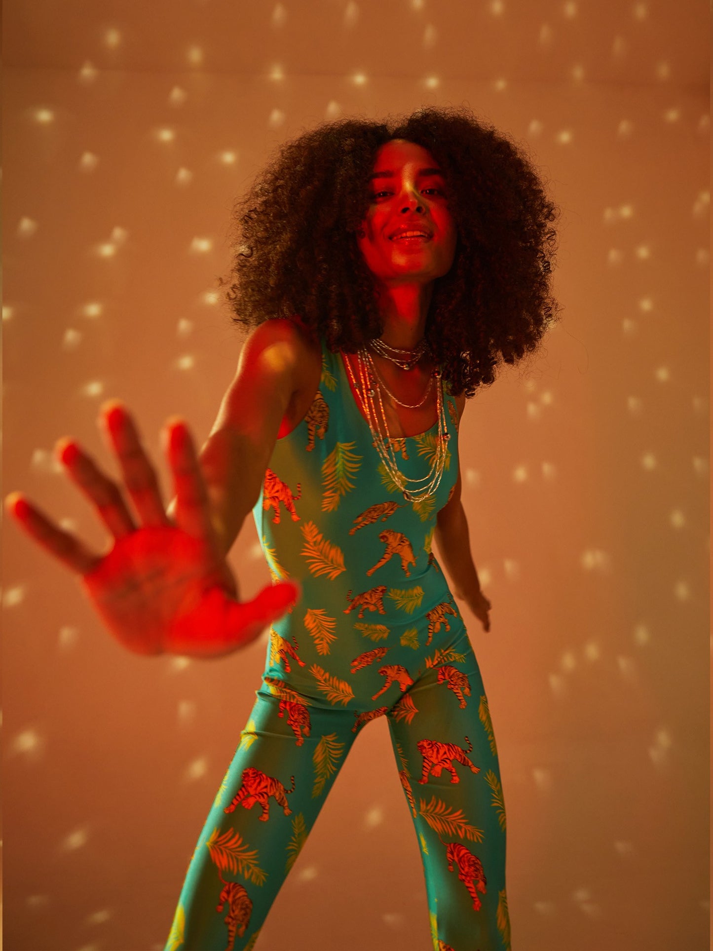 ACTIVE JUMPSUIT - TIGER