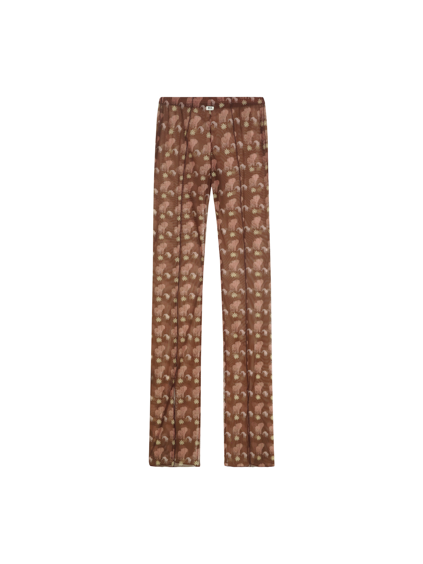 SHEER FLAIR PANTS - ELEPHANT mud