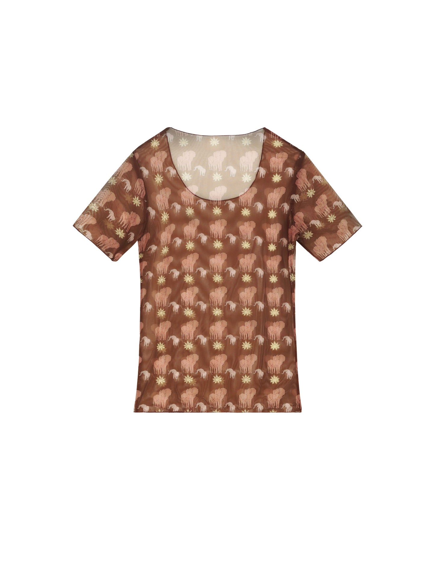 SHEER TOP - ELEPHANT