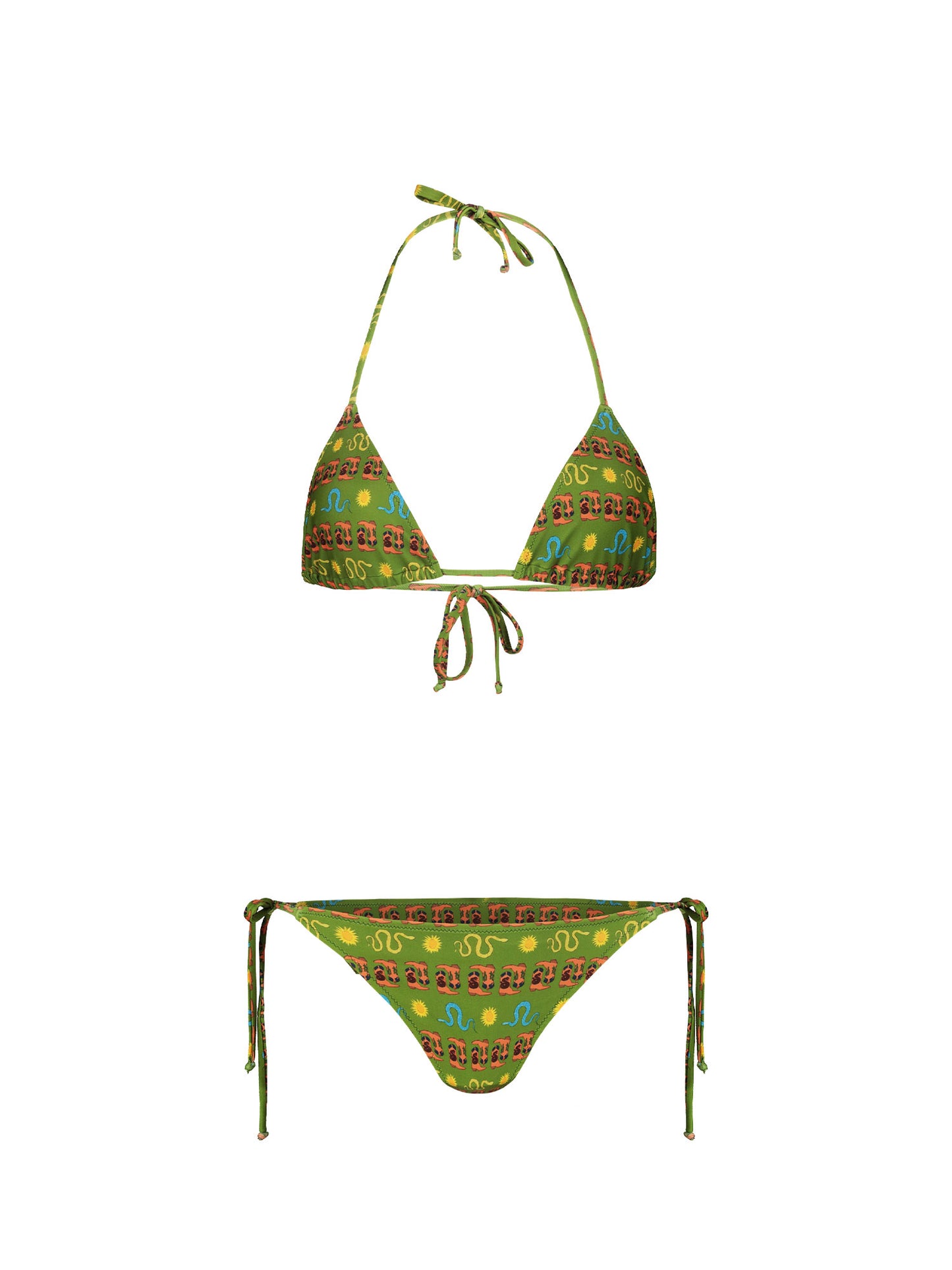 MELINA BIKINI TOP - SNAKE & SAND