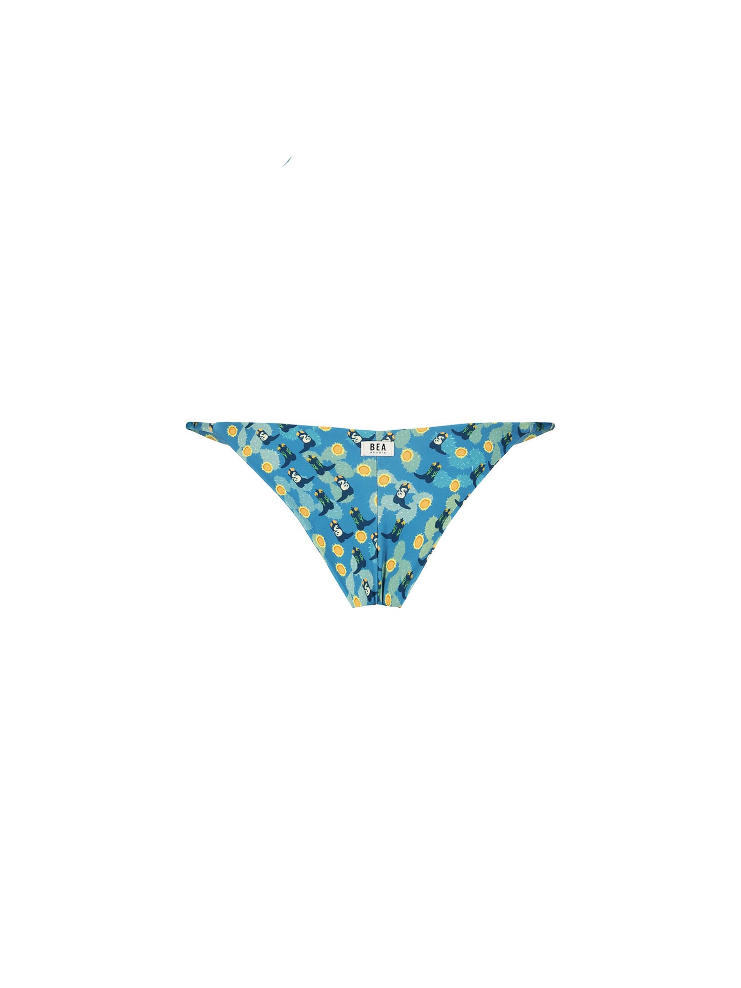 NINA BIKINI BOTTOM - BLUE BOOTS