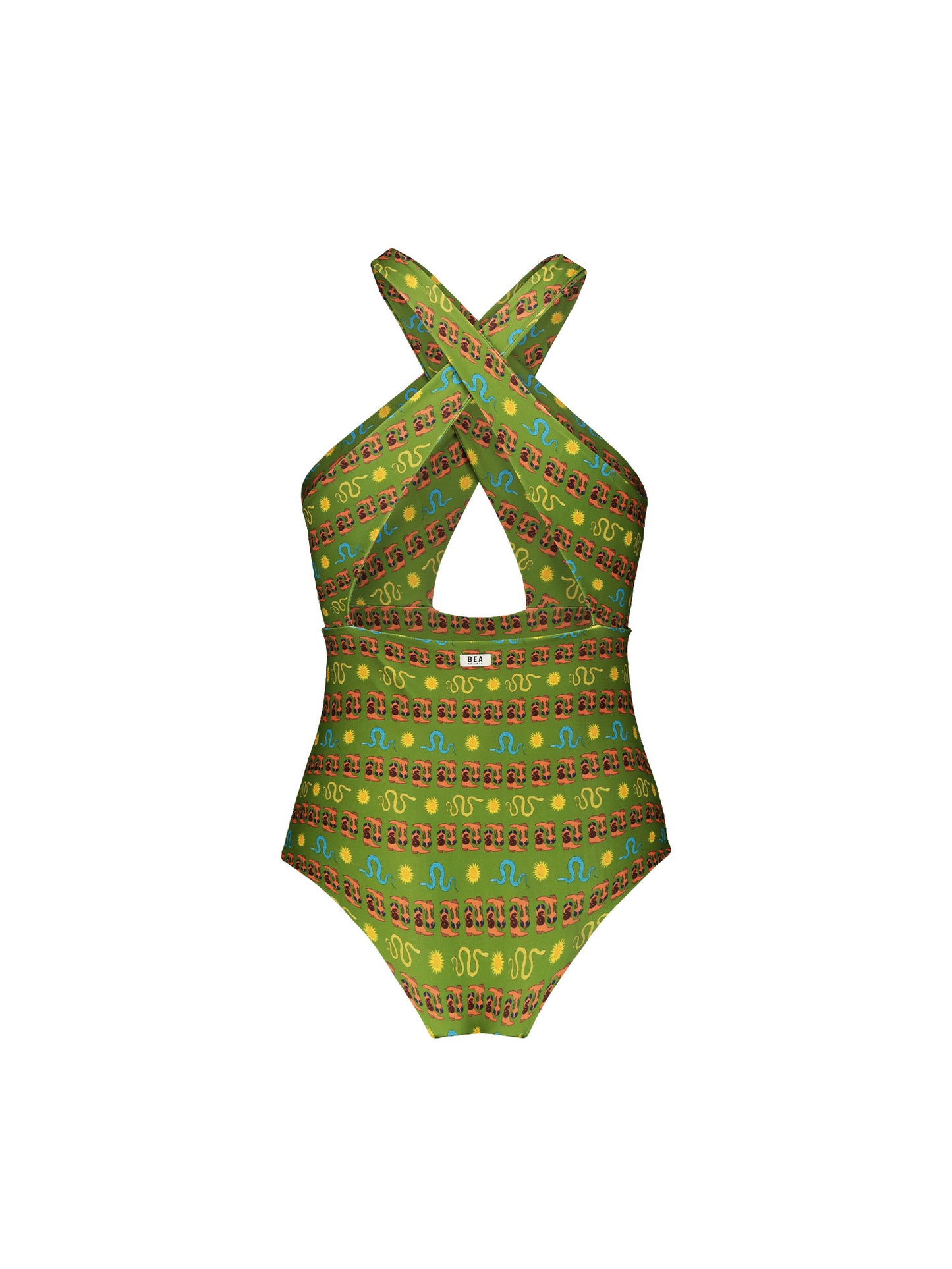 ZULY SWIMSUIT - SNAKE & SAND