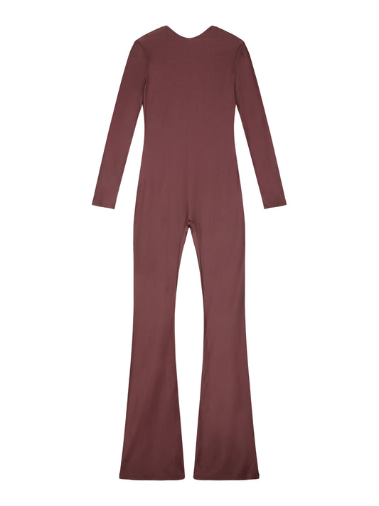 FLAIR JUMPSUIT MANICA LUNGA - BRONZE