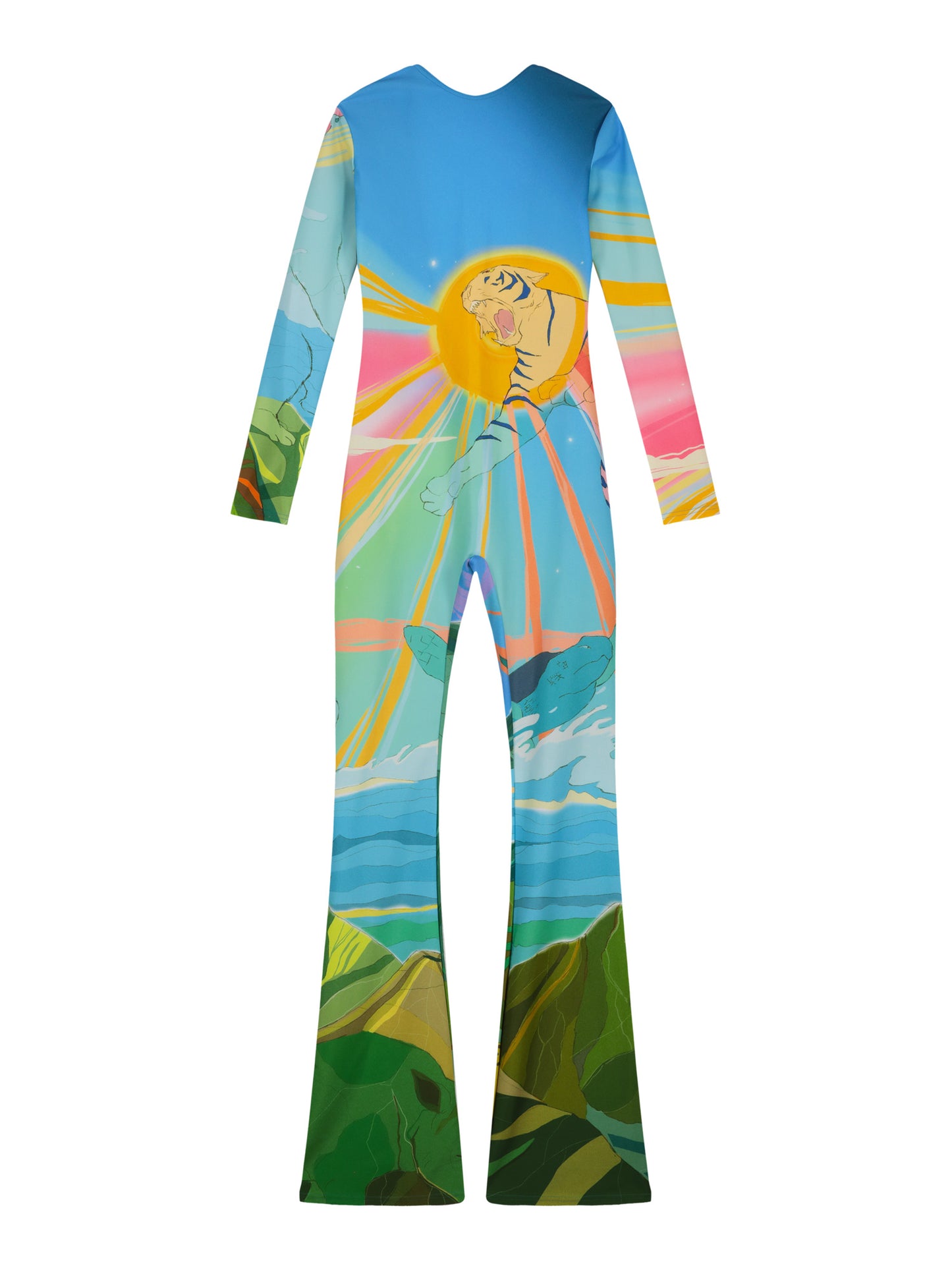 FLAIR JUMPSUIT LONG SLEEVES - ANIMAL KINGDOM