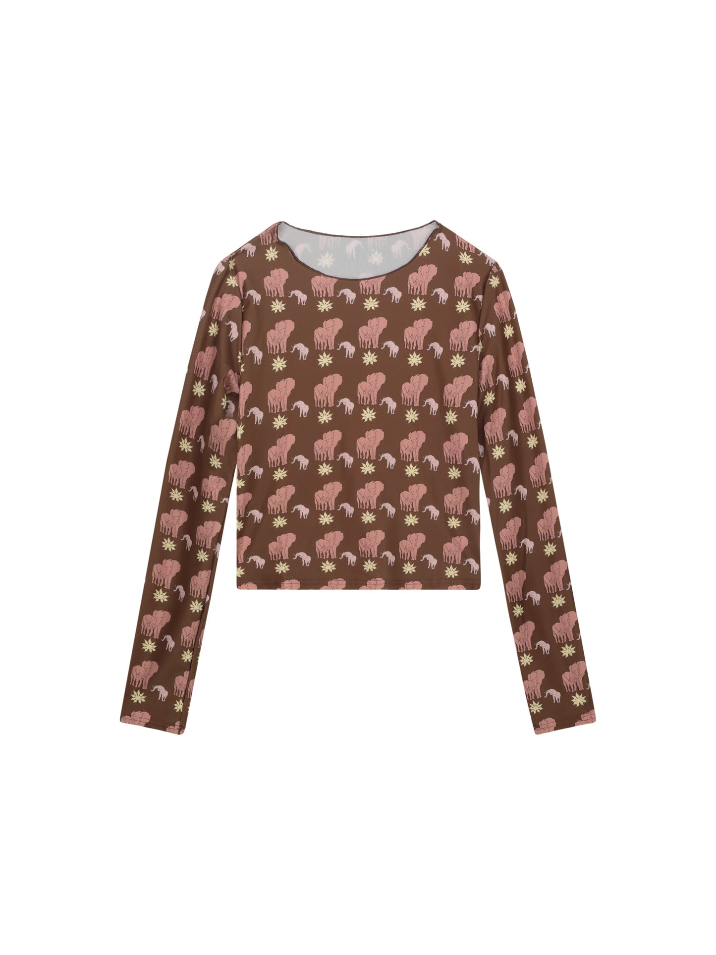 LONG SLEEVE TOP - ELEPHANT mud