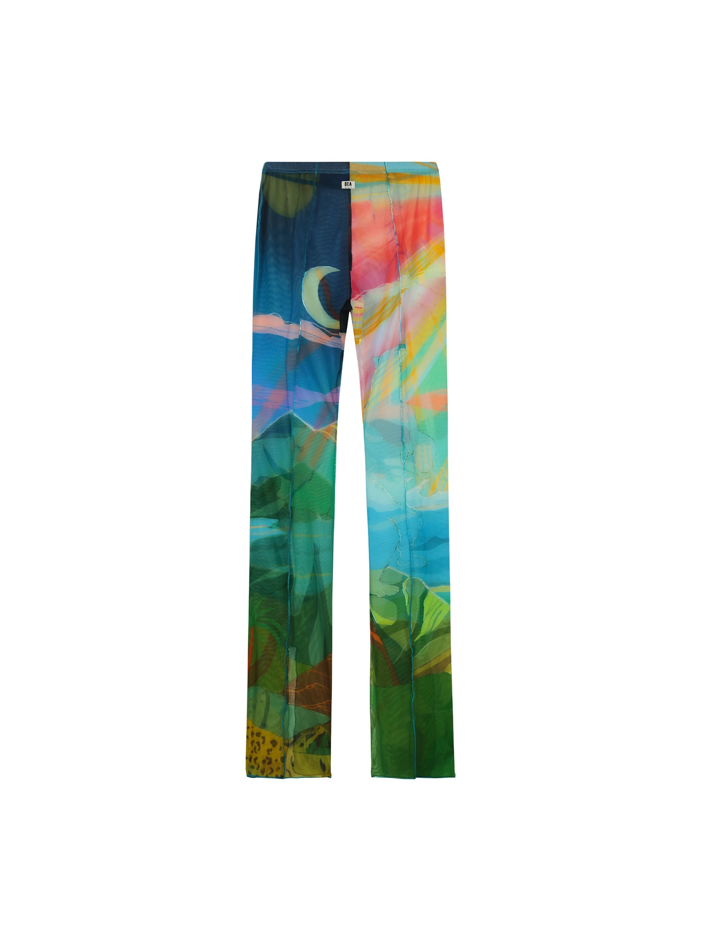 SHEER FLAIR PANTS - ANIMAL KINGDOM