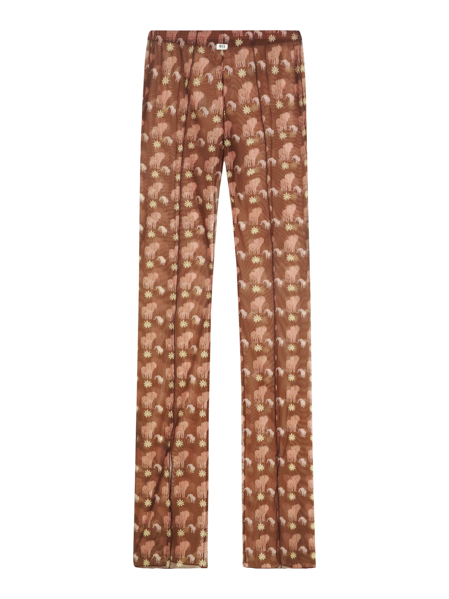 SHEER FLAIR PANTS - ELEPHANT mud