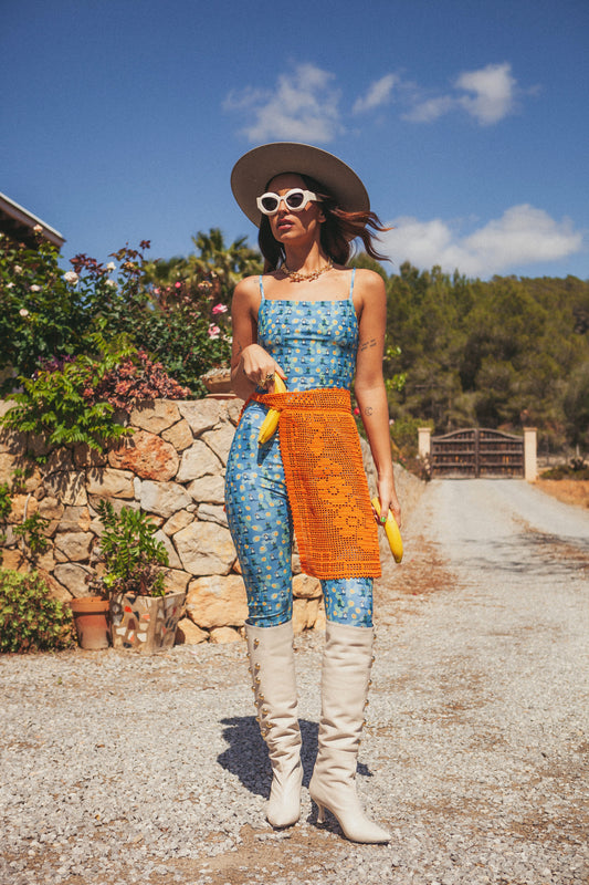 COCCA JUMPSUIT - BLUE BOOTS