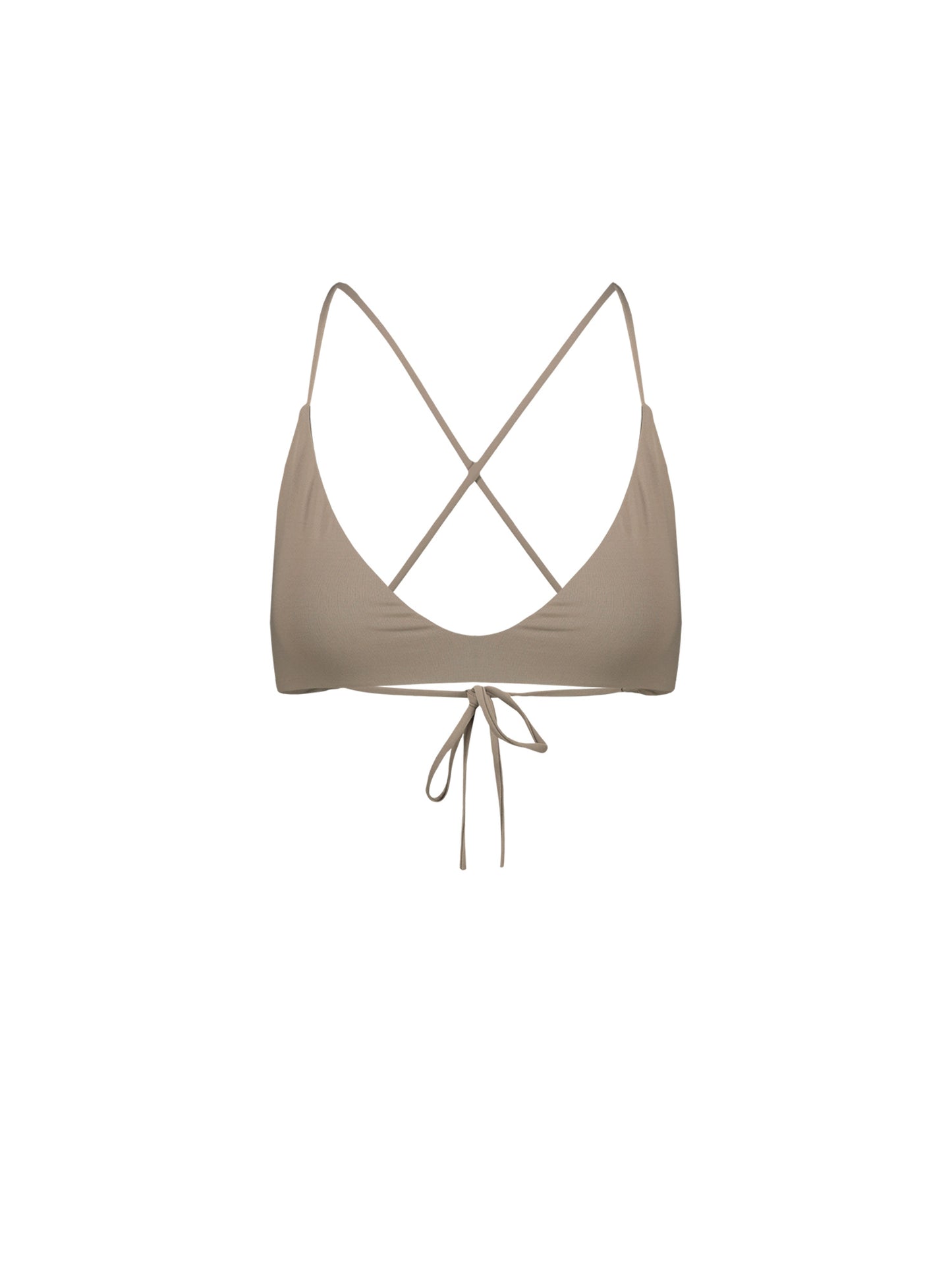 LOLA BIKINI TOP - TORTORA