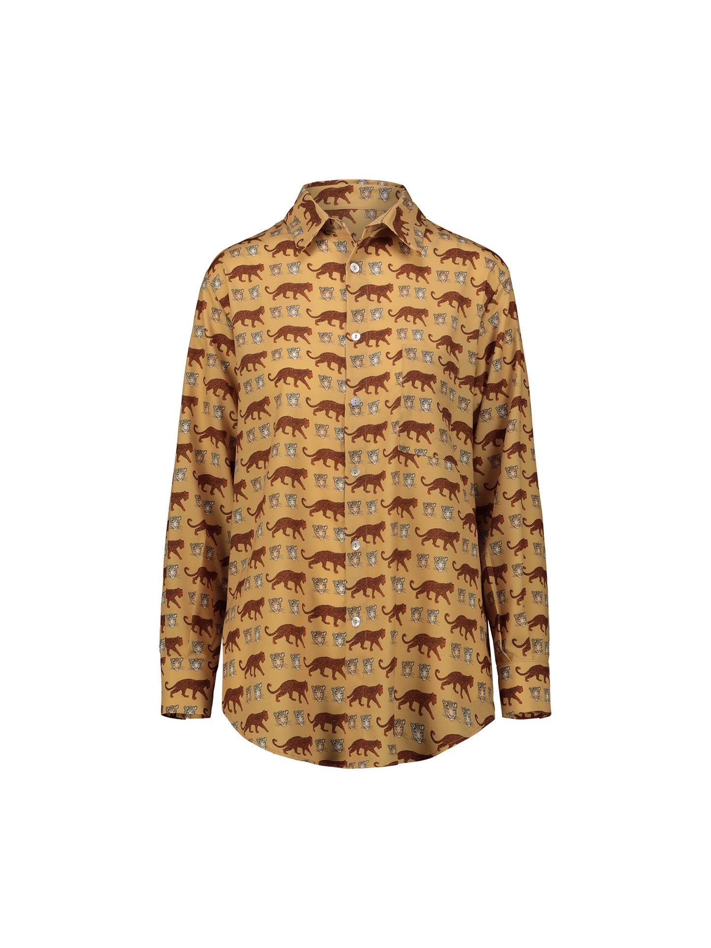 OVERSIZED TAILORED SHIRT (UNISEX) - LEOPARD