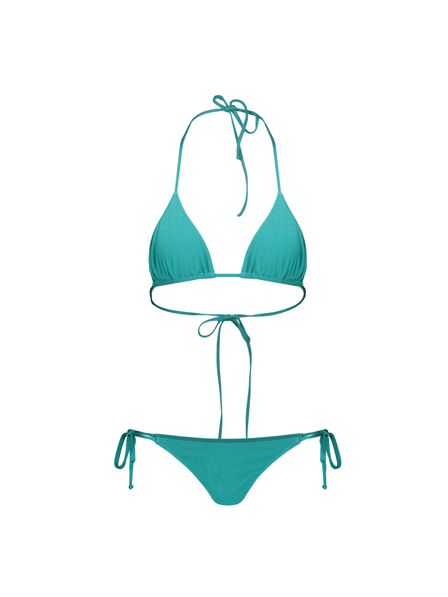 MELINA BIKINI TOP - WATER GREEN