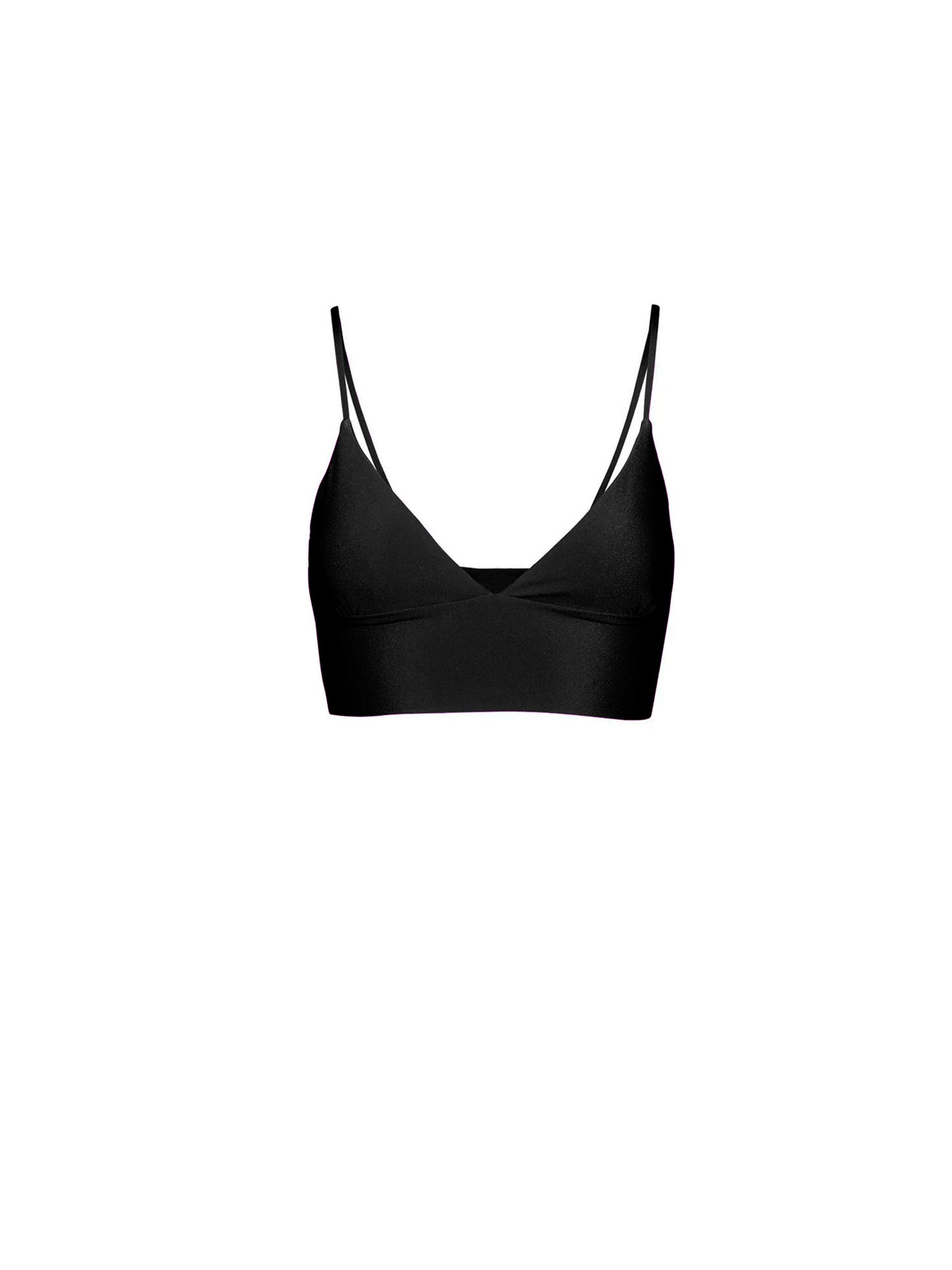 NINA BIKINI TOP - BLACK