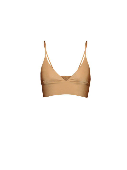 NINA BIKINI TOP - GOLD