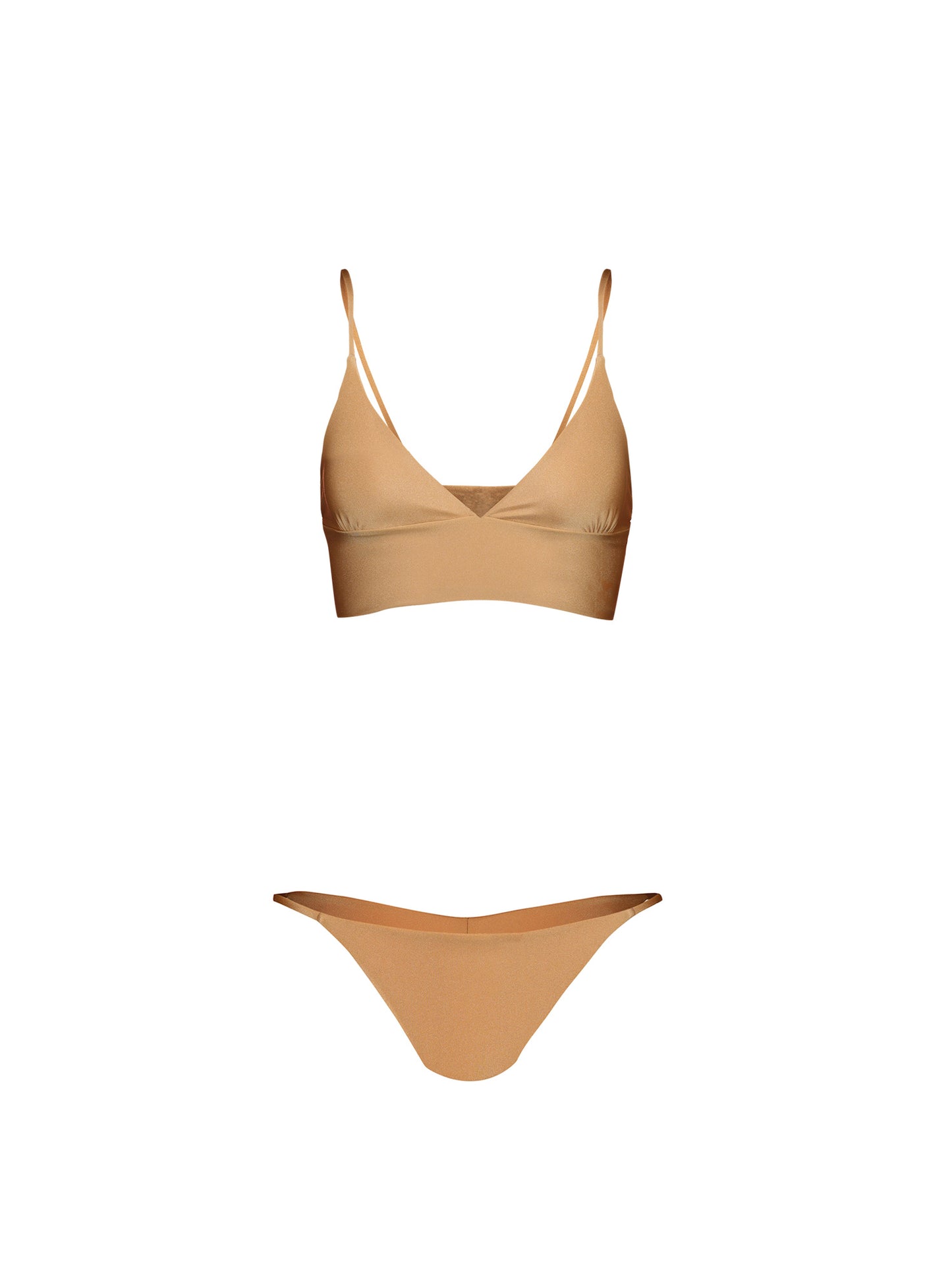 NINA BIKINI TOP - GOLD