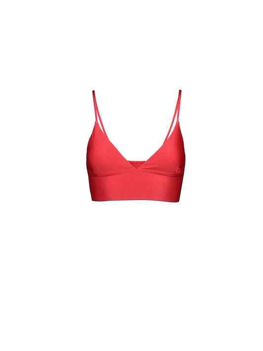 NINA BIKINI TOP - LOUSCIOUS RED