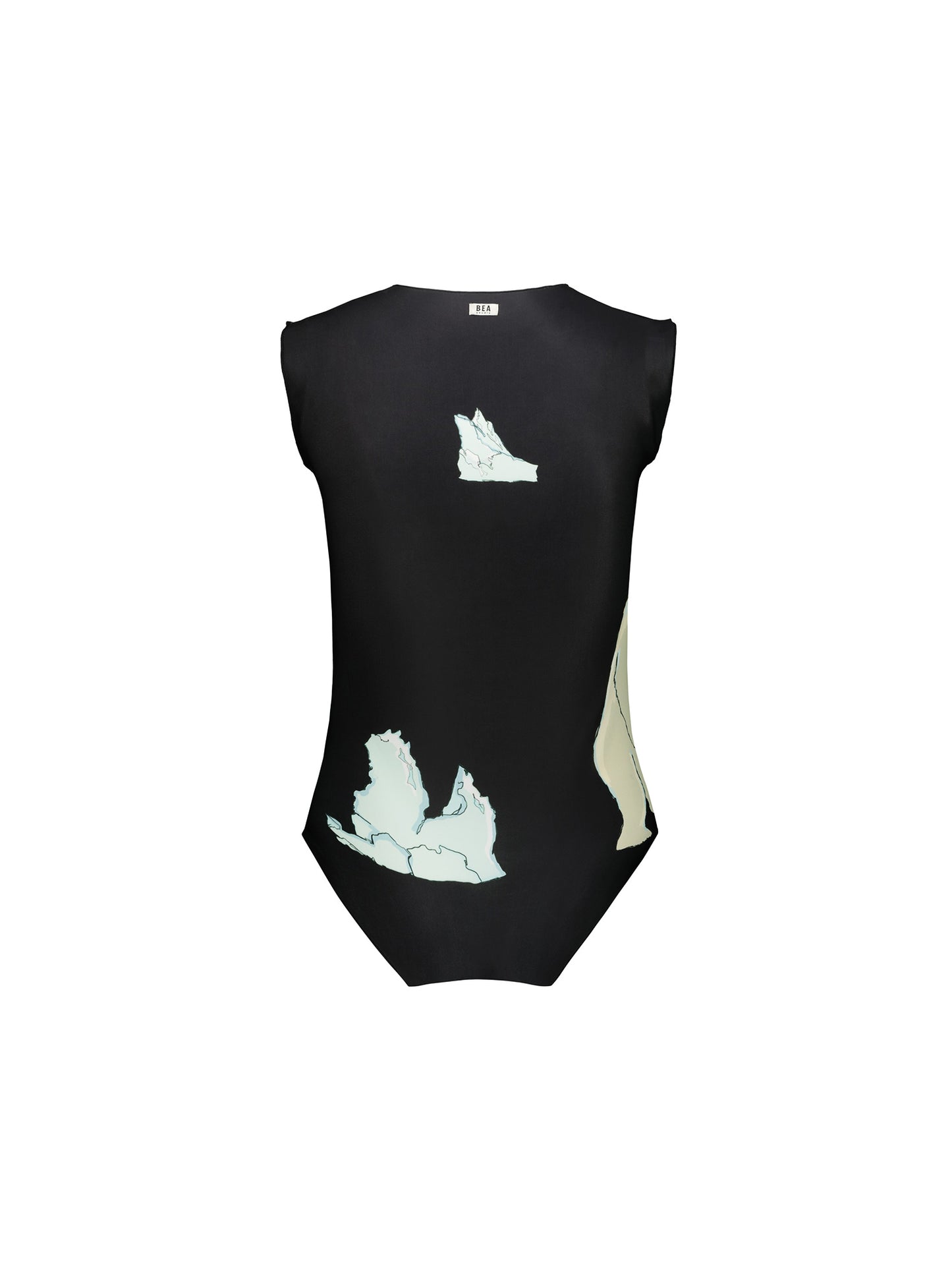 SLEEVELESS BODYSUIT - POLAR BEAR