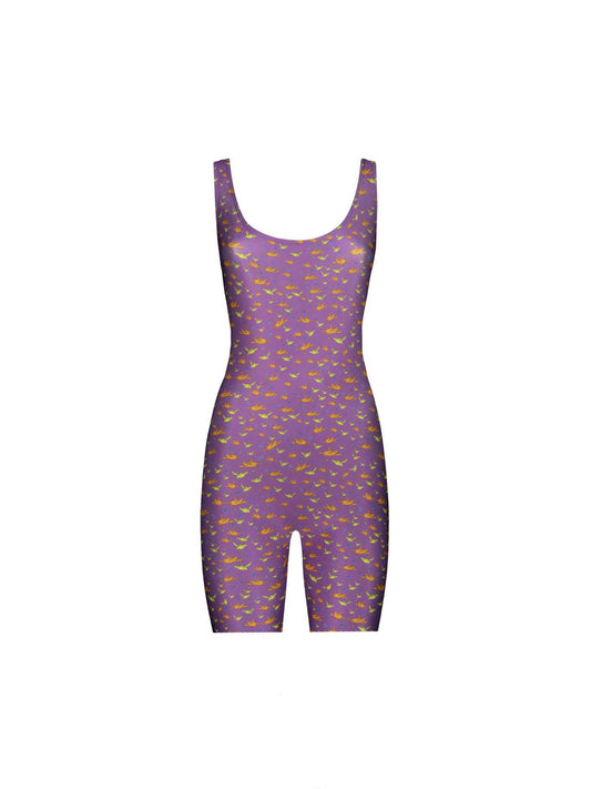 PLAYSUIT - TURTLE PURPLE