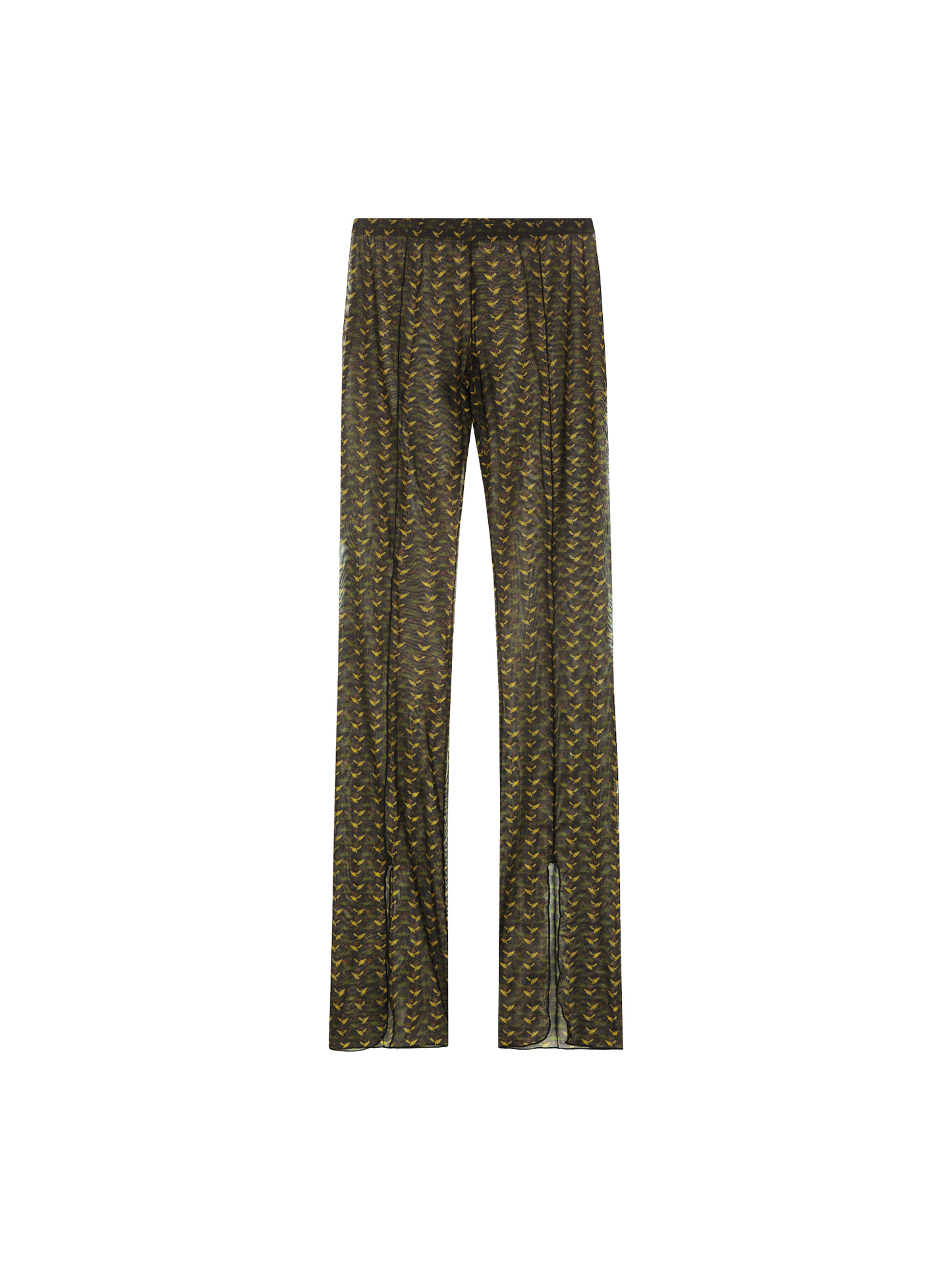 SHEER FLAIR PANTS - TARTARUGA