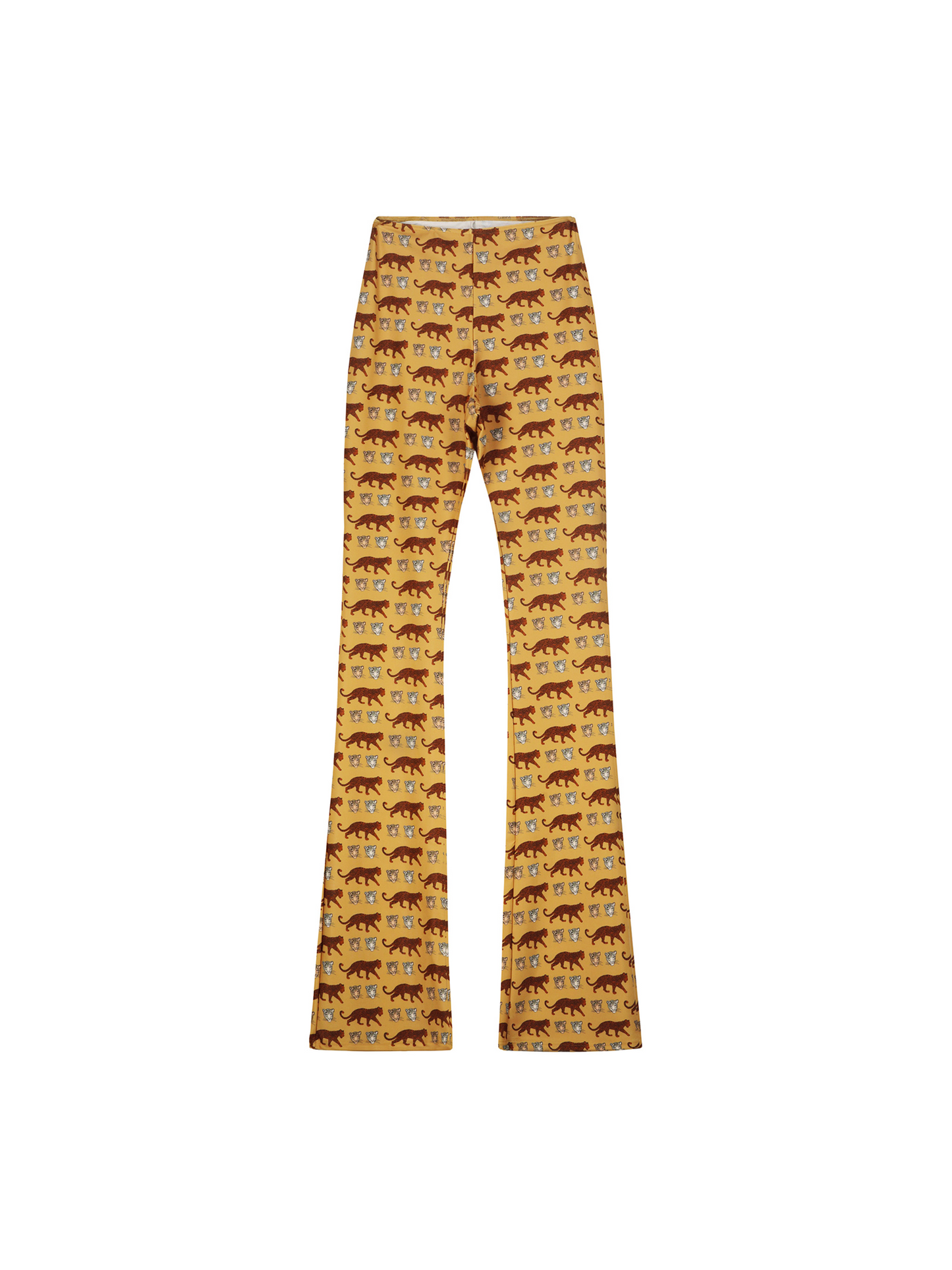 FLAIR PANTS - LEOPARD sand